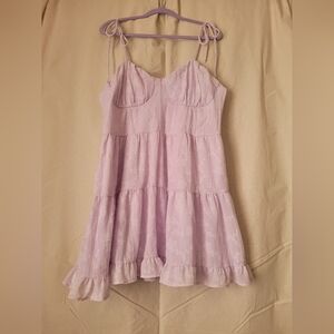 Wild Fable Lilac Mini Sundress Tie Straps - XXL